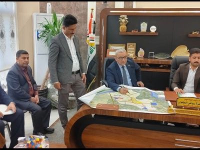 زيارة السيد مدير عام التخطيط العمراني إلى محافظة صلاح الدين